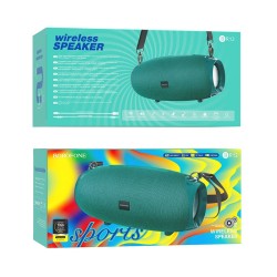 COLUNA PORTÁTIL WIRELESS BOROFONE BR12 AUX/USB/CARTÃO DE MEMÓRIA VERDE COLUNA PORTÁTIL WIRELESS BOROFONE BR12 AUX/USB/CARTÃO DE MEMÓRIA VERDE